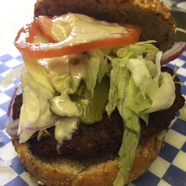 Pictured with Multigrain bun instead of Brioche which it usually comes with
